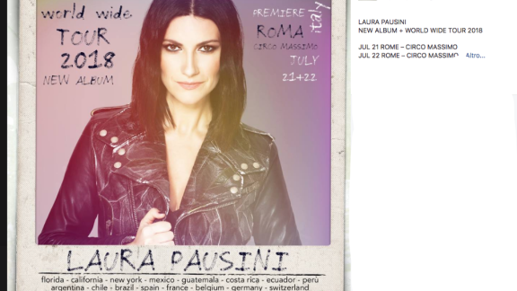 Laura Pausini: nel 2018 in arrivo un nuovo album e un tour mondiale