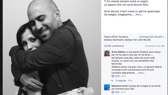 Dolores O'Riordan: Giuliano dei Negramaro la ricorda così