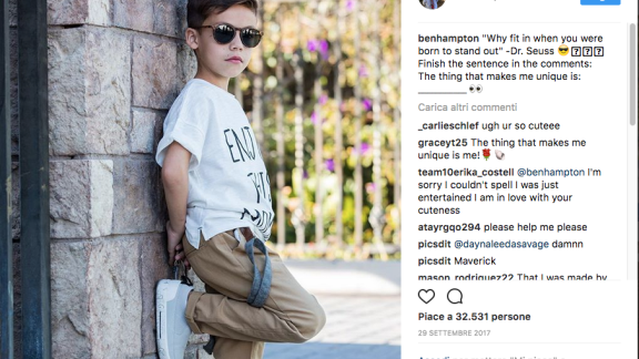 Ha quasi 700.000 fan sui social. Ed appena sei anni...