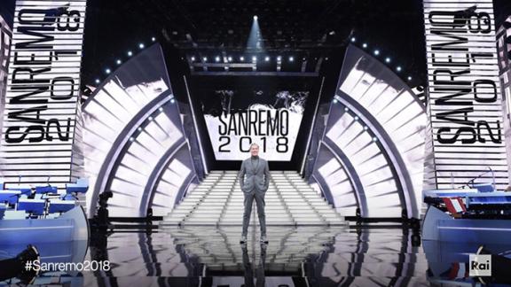 Sanremo 2018: ecco la scenografia futuristica di Emanuela Trixie Zitkowsky