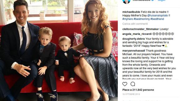Michael Bublé diventerà padre per la terza volta