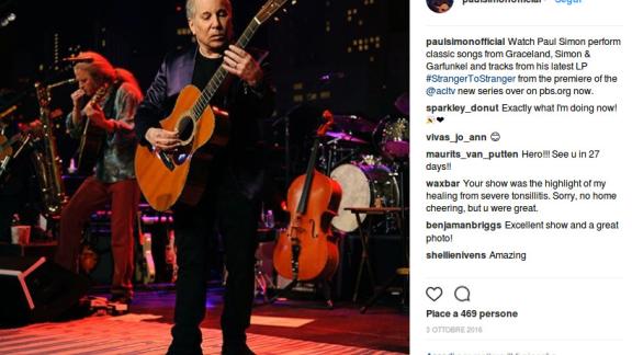 Paul Simon si ritira: basta con i tour