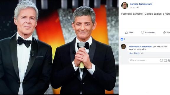 Sanremo, record di ascolti per la prima serata. Gran mattatore Fiorello