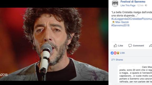 Sanremo 2018: ottimi ascolti anche per la terza serata. Omaggi a De Andrè e Bindi