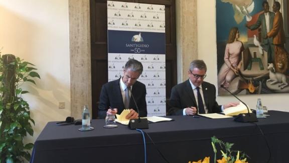 Rifugiati: 500.000 euro da Monaco per la Comunità di Sant’Egidio