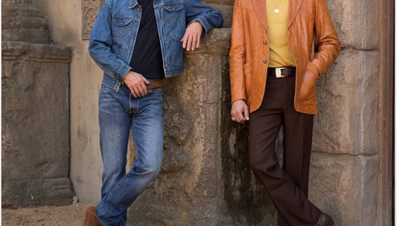 Leonardo DiCaprio e Brad Pitt: la prima foto sul set di Tarantino