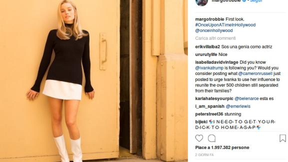 “Once upon a time in Hollywood”: la foto di Margot Robbie