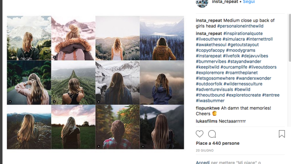 Guardate questa foto e confessate: quante così ne postate su Instagram?