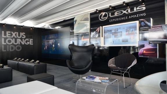 Lexus Lounge Lido, l'area più esclusiva della Mostra del Cinema di Venezia.