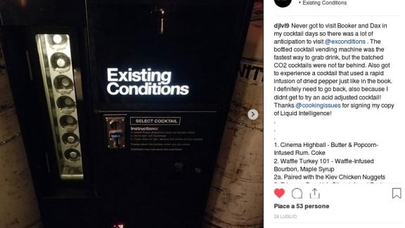A New York c’è un bar con un distributore automatico di cocktail