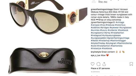 Versace: tornano disponibili gli occhiali resi celebri da Notorious B.I.G.