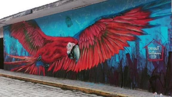 In Honduras c’è un piccolo paese pieno zeppo di murales