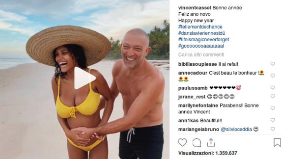 Vincent Cassel e Tina Kunakey aspettano un bambino!