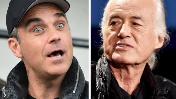 Jimmy Page e Robbie Williams: lite tra vicini di casa!