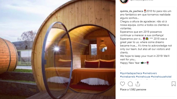 Dormire in una botte di vino, in Portogallo si può!
