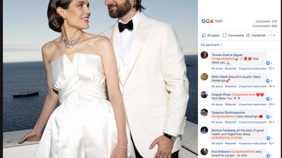 Charlotte Casiraghi: la bellissima foro delle nozze
