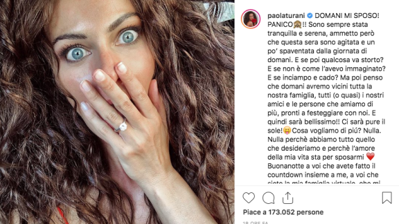 Paola Turani: il matrimonio della regina di Instagram fa impazzire i social