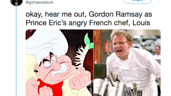 Gordon Ramsay: i fan lo vogliono nel live action de La Sirenetta