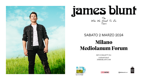 James Blunt.: l'unica data italiana