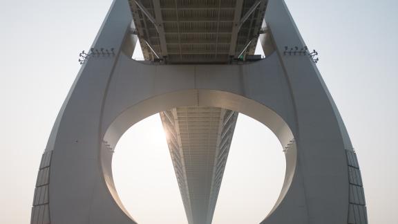 Il ponte straordinario che somiglia a una stazione spaziale