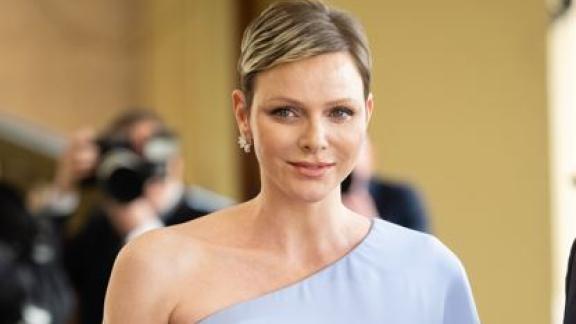 La Principessa Charlene radiosa come non mai