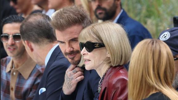 David Beckham alla Milano Fashion Week