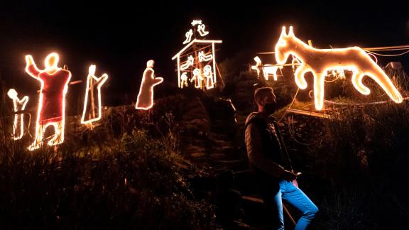 E' in Italia il presepe luminoso più grande del mondo