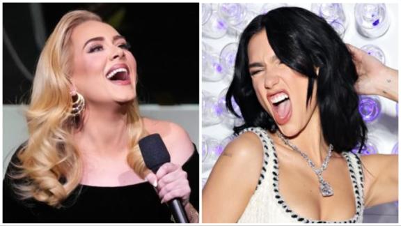 Adele balla e canta al concerto di Dua Lipa: il video