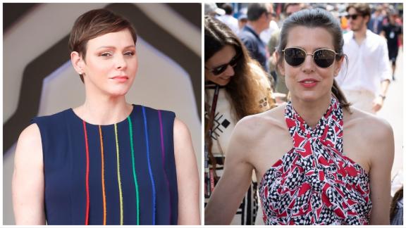 La Principessa Charlene e Charlotte Casiraghi splendide al GP di Monaco