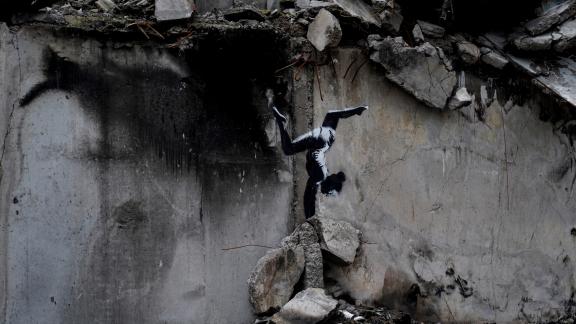 Banksy: alcune sue opere appaiono in Ucraina