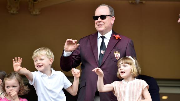 I gemellini Jacques e Gabriella di Monaco  al luna park