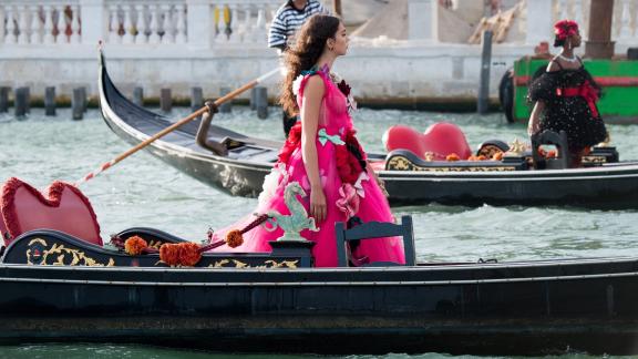 Deva Cassel  con il fidanzato a Venezia