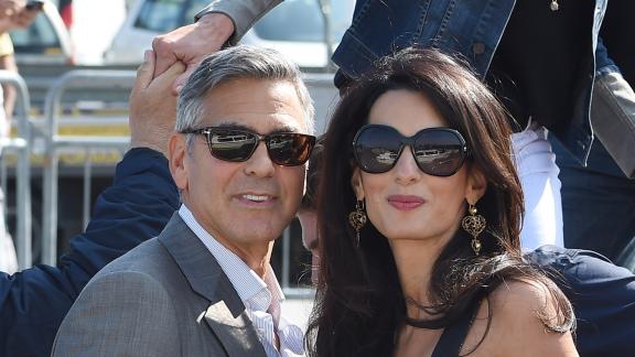 George Clooney torna a casa. In Italia