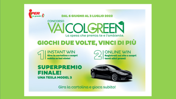 Vai col green, la spesa che premia te e l’ambiente!