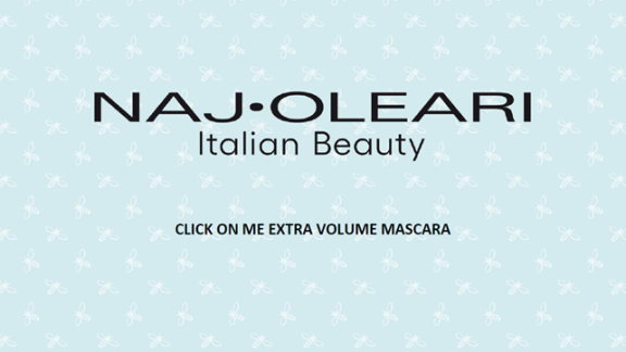 Con Naj Oleari Beauty è arrivato Click on me, l'irrinunciabile mascara!