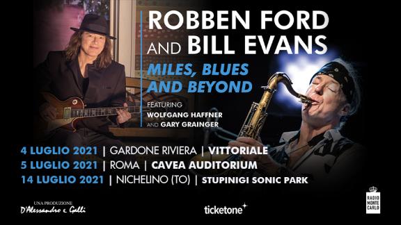 Robben Ford e Bill Evans: le date del tour Miles, Blues and Beyond