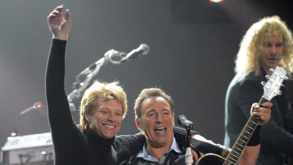 Bruce Springsteen e Jon Bon Jovi: la bellissima foto col gelato