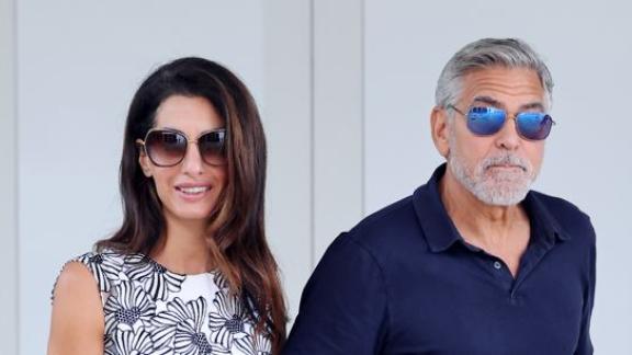 George Clooney e Amal arrivano alla Mostra del Cinema di Venezia: le foto