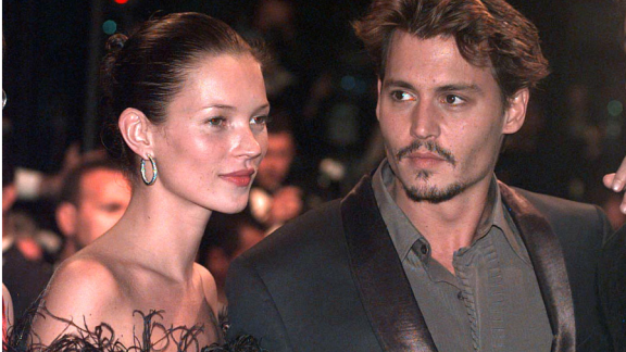 Johnny Depp nel Regno Unito con Kate Moss