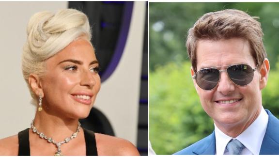 Tom Cruise e il bacio di Lady Gaga