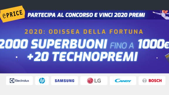 "2020: ODISSEA DELLA FORTUNA", scopri tutto sulla nuova imperdibile iniziativa ePRICE!
