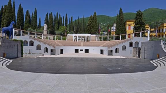 L'Anfiteatro del Vittoriale: l'inaugurazione