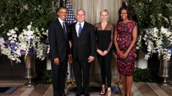 Il Principe Alberto II incontra il presidente Obama