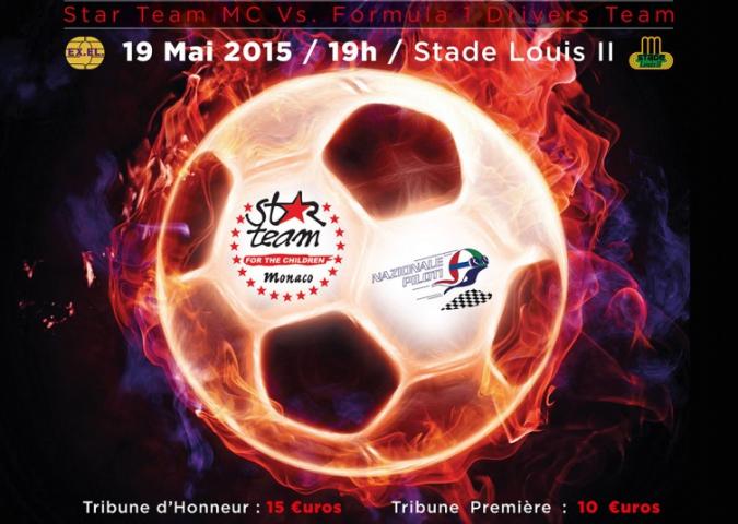 MAX BLARDONE Sciatore e Protagonista del World Stars Football Match 2015, partita benefica tra Star Team MC e la squadra dei Piloti F1 allo Stadio Louis II di Monaco