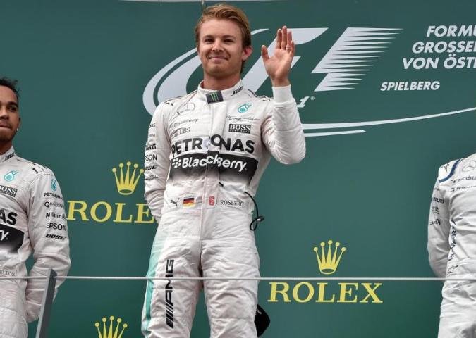 MAURIZIO ARRIVABENE Team Principal Ferrari, FELIPE MASSA Pilota della Williams e NICO ROSBERG Pilota della Mercedes: il Gp d’Austria
