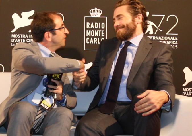 PIERPAOLO LA ROSA dalla 72° Mostra del Cinema di Venezia, intervista a JAKE GYLLENHAAL 