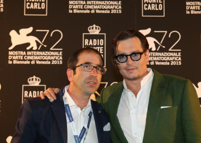 PIERPAOLO LA ROSA dalla 72° Mostra del Cinema di Venezia, intervista a JOHNNY DEPP