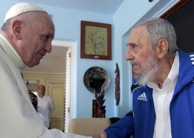 GUIDO OLIMPIO Inviato del Corriere della Sera da Washington: il Papa a Cuba, stretta di mano con Fidel Castro