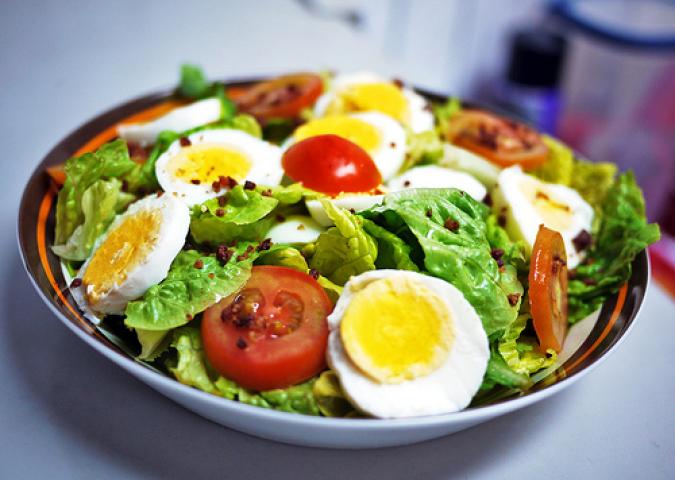 SAMANTHA BIALE Diet Coach, insalata con uovo sodo 