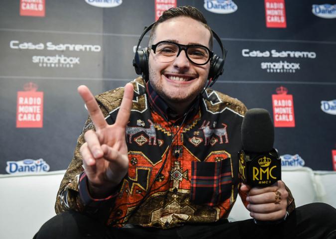 ROCCO HUNT Ospite in studio a Casa Sanremo